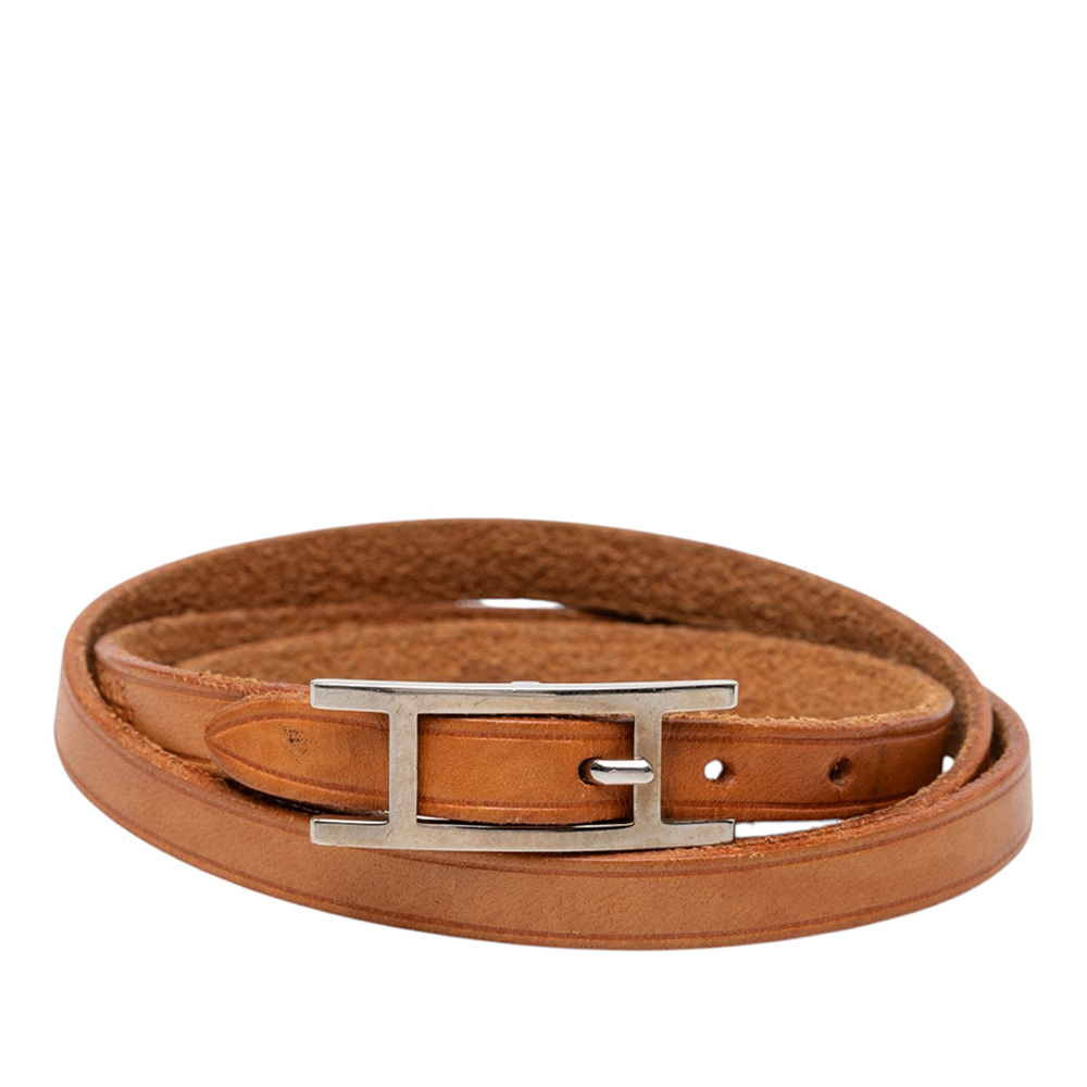 Pre-Loved Hermes Swift Hapi 3 MM Triple Tour Bracelet
